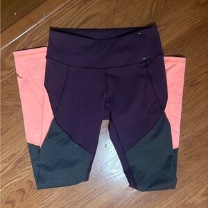 Calia by Carrie Underwood Colorblock Leggings – Size S